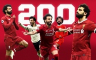 Cột mốc 200 bàn nói lên điều gì về Salah?