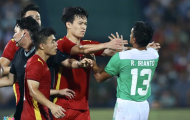 Hoàng Đức phản ứng gay gắt trước hành động xấu của U23 Indonesia