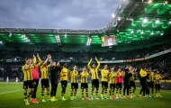 Aubameyang & Reus thay nhau lập công, Dortmund thắng kịch tính Gladbach