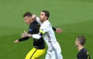 UEFA không buộc tội Sergio Ramos chơi cùi chỏ
