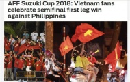 Báo nước ngoài choáng ngợp bởi màn ăn mừng của CĐV Việt Nam