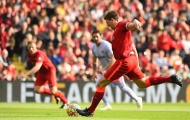 Gerrard ghi bàn trong ngày trở lại Anfield