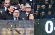 Huy hiệu Real Madrid bất ngờ tìm đến trước ghế chủ tịch Barca