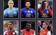 Danh sách rút gọn Cầu thủ trẻ xuất sắc nhất PFA: Arsenal góp 2 cái tên