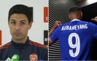Arteta phản ứng khi Aubameyang gia nhập Chelsea