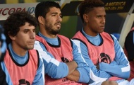 Suarez tiếp tục dự bị, Uruguay tiếp tục thua tại Copa