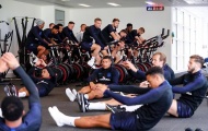 Cận kề World Cup, tuyển Anh tập luyện với cường độ cao trong phòng gym