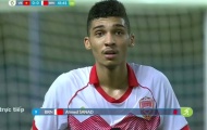 Tiền vệ U23 Bahrain ngơ ngác ĐẾN LẠ sau chiếc thẻ đỏ trực tiếp
