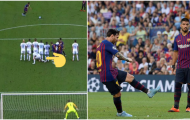 Mục tiêu MU 'chơi chiêu' vẫn không ngăn được Messi lập siêu phẩm