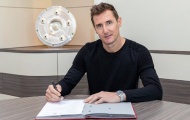 CHÍNH THỨC: Miroslav Klose được bổ nhiệm vào BHL Bayern Munich