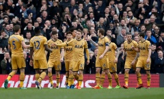Chùm ảnh: Tottenham vượt ải Fulham bằng cú hattrick của Harry Kane