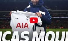 Lucas Moura tươi rói ra mắt Tottenham Hotspur