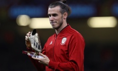 Gareth Bale nhận Chiếc giày vàng và nhìn xứ Wales thua thảm trên sân nhà