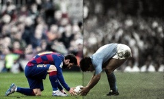 Sự giống nhau giữa Maradona và Messi