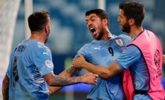 Suarez góp công, Uruguay bất phân thắng bại với Chile