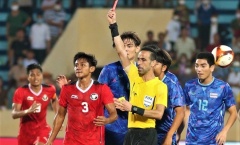 Trọng tài người UAE rút 4 thẻ đỏ ở trận U23 Thái Lan đấu Indonesia