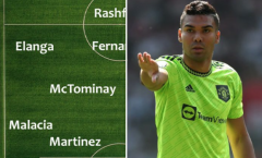 Đội hình Man Utd đấu Leicester: Casemiro đá chính, Ronaldo tiếp tục dự bị?