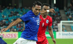 Campuchia thua đội hạng 192 FIFA