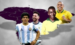 10 siêu sao Nam Mỹ hay nhất mọi thời đại: Messi đứng sau 2 người