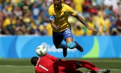 Neymar lập kỷ lục Olympic trong trận Brazil đại thắng Honduras