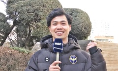Công Phượng nói về thời tiết Hà Nội trên truyền hình Hàn Quốc
