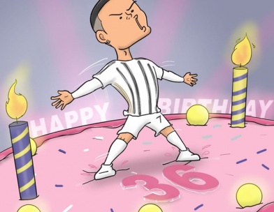 Cười Té Khói Với Loạt Ảnh Chế Sinh Nhật Ronaldo