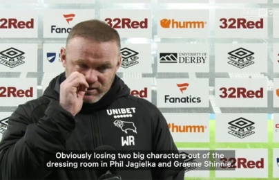  Rooney vui mừng vì Derby thoát khỏi đáy BXH 