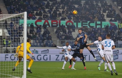  Inter Milan và Atalanta bất phân thắng bại 