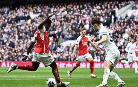 TRỰC TIẾP Tottenham 0-2 Arsenal (H1): Saka ghi bàn
