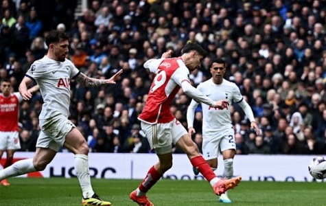 TRỰC TIẾP Tottenham 0-3 Arsenal (H2): Havertz ghi bàn