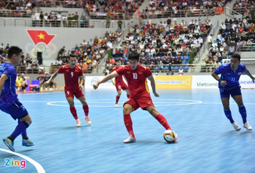 Futsal Việt Nam thua Thái Lan ở trận tranh HCV SEA Games