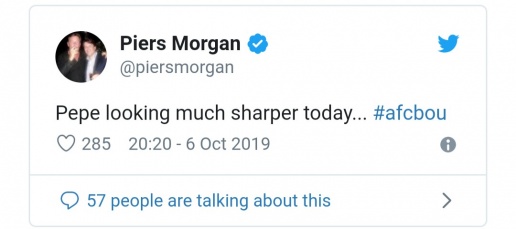 Piers Morgan talks about Pepe - BÃ³ng ÄÃ¡