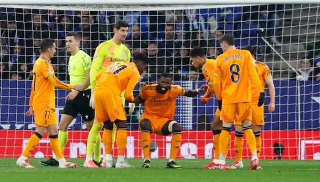 Real Madrid đau đầu vì Rudiger bị quá tải