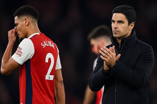 Arsenal 2-2 Palace: Nỗi lo Saliba; Liverpool đếm ngày lấy cúp