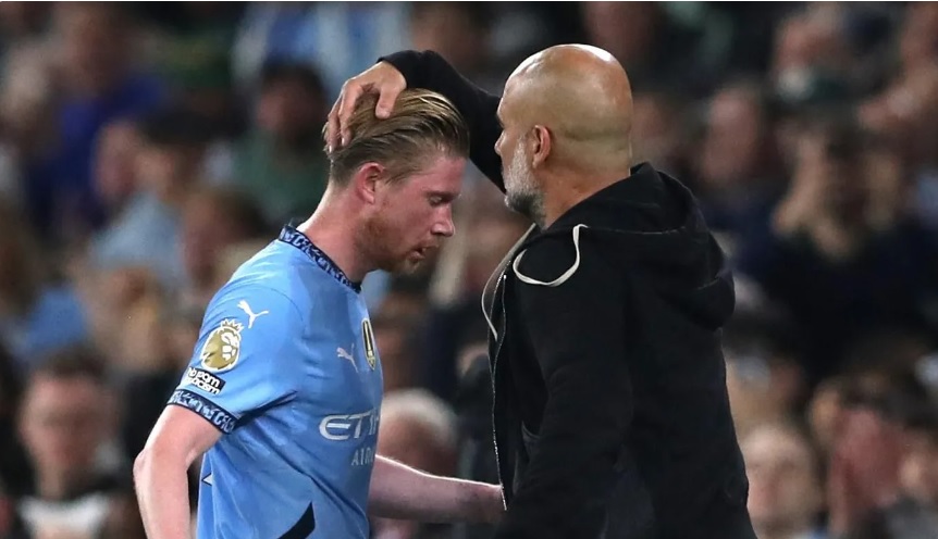 Guardiola: Man City gần như không thể thay thế De Bruyne