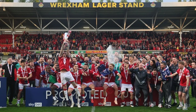 Wrexham và 6 đội bóng giàu truyền thống chưa từng góp mặt ở Premier League