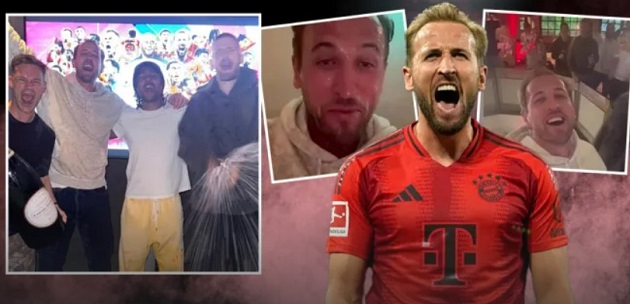 Bayern Munich ăn mừng ngôi vương, Kane dẫn đầu khúc khải hoàn