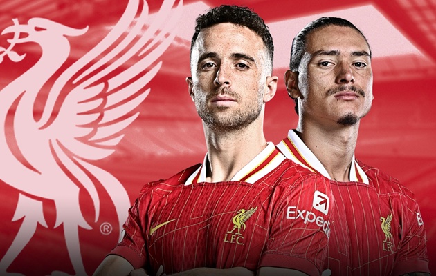 Diogo Jota và Darwin Nunez dự kiến sẽ chia tay Liverpool vào mùa hè.