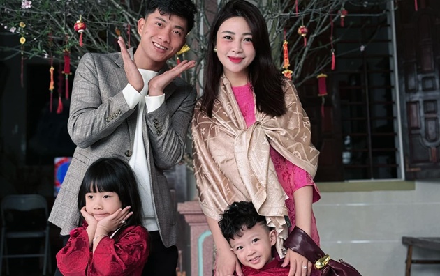 Gia đình nhỏ của tuyển thủ Việt Nam