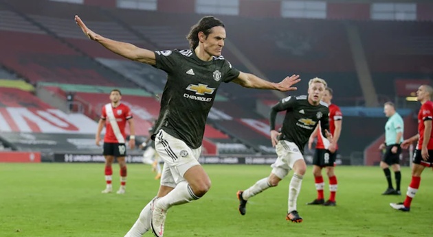 Cavani tỏa sáng vào năm 2020