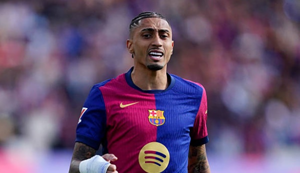 Raphinha đang thể hiện phong độ ấn tượng tại Barca.