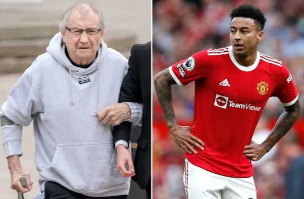 Lingard và ông nội.