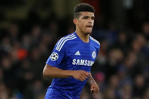 Solanke khi còn ở Chelsea.