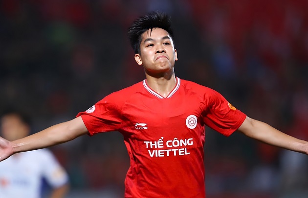 Hữu Thắng đang tỏa sáng cho Viettel.
