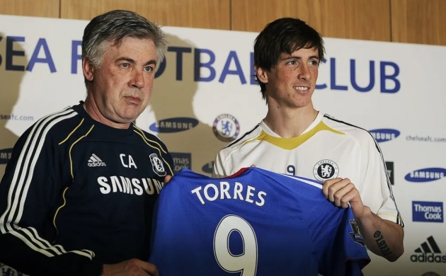 Torres gia nhập Chelsea.
