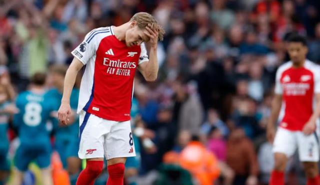 Phong độ của Odegaard chạm đáy trong mùa này.