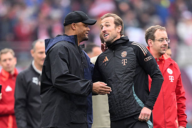 Kane và Kompany là nòng cốt trong chức vô địch của Bayern.