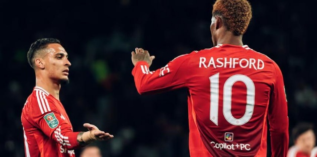 Antony và Rashford khả năng không còn tương lai ở Old Trafford.