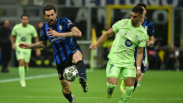 Acerbi đóng góp pha lập công quan trọng, phần nào đưa Inter trở về từ