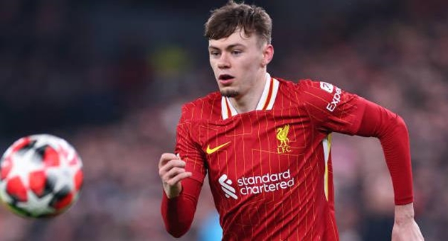 Conor Bradley có thể thay thế Trent Alexander-Arnold.